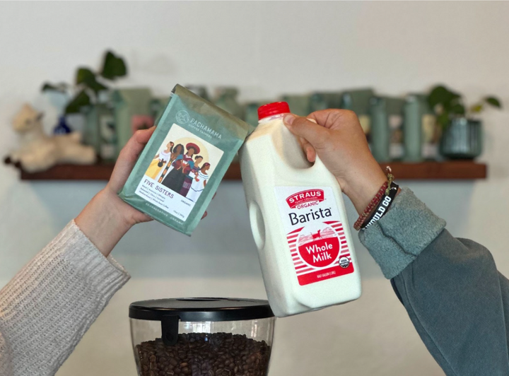 Straus Family Creamery Organic Barista ® Milk - Now Steaming in all Café Locations