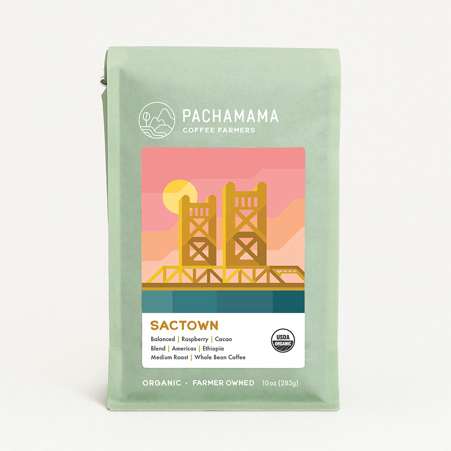 Pachamama Sactown Organic Coffee | Medium Roast | Direct Trade