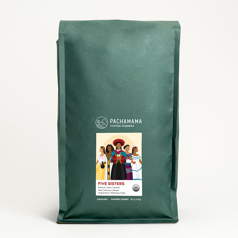 Five Sisters | Best Organic Whole Bean Coffee Blend | Direct Trade