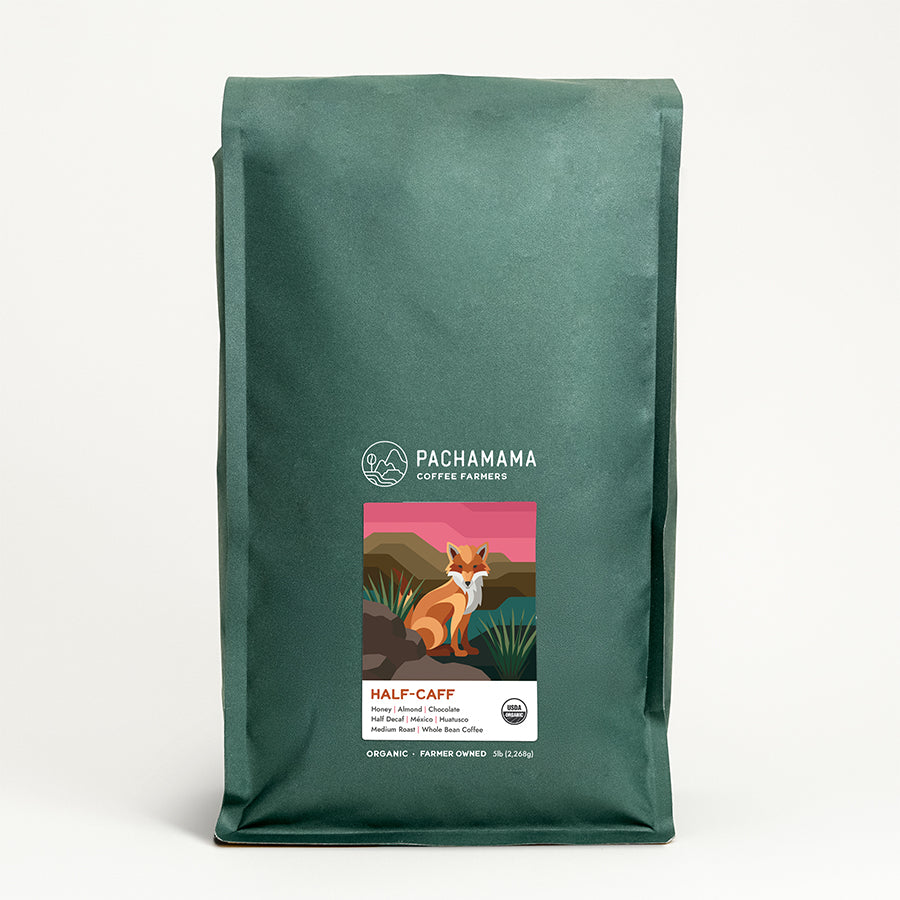 Half-Caff Coffee Beans | Single-Origin Mexico | Pachamama