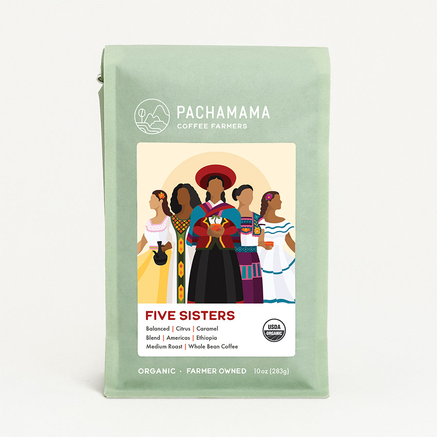 10oz-FIVE-SISTERS-medium-roast-organic-coffee-beans