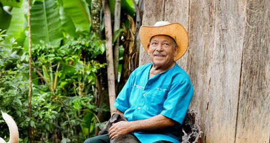 mexico coffee farmer smiling 