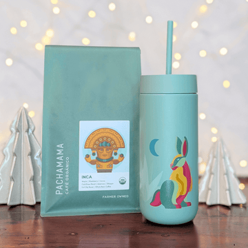 Cold Brew Bundle | Holiday 2024 | 2 lb Organic Roasted Coffee + New Rabbit Tumbler 16 oz