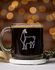 Glass Pachamama Llama Mug