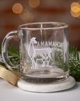 Glass Pachamama Llama Mug