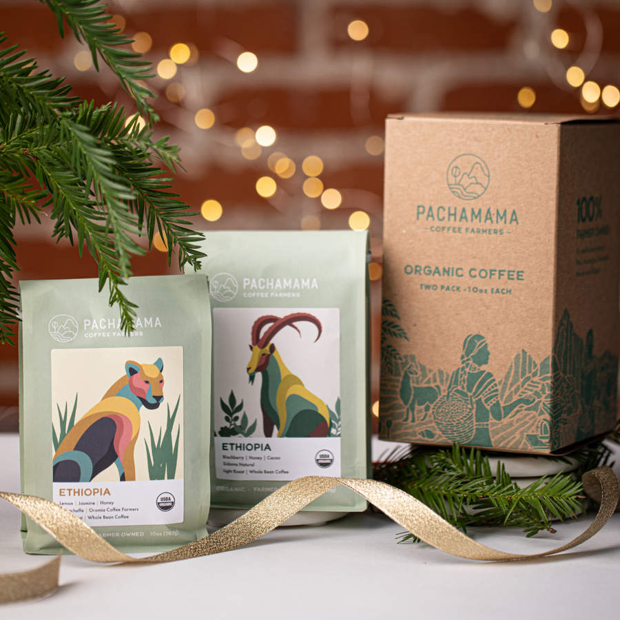 Organic Coffee Gift Bundle | Two 10oz Bags in Gift Box