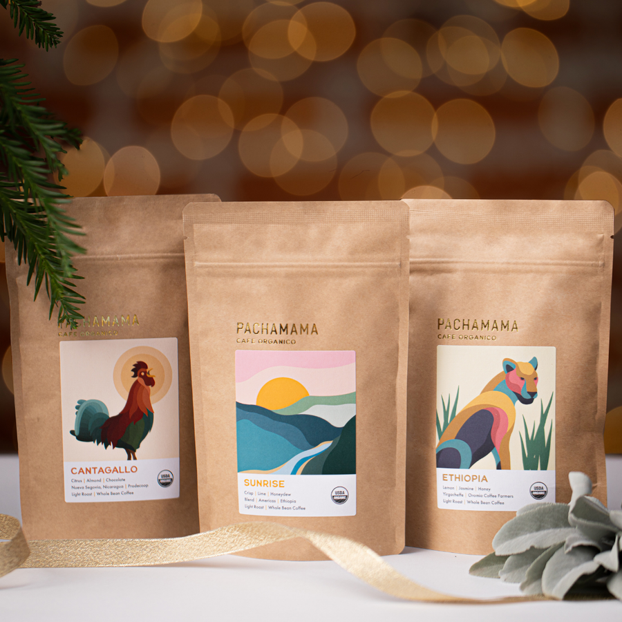 Organic Coffee Sampler Gift Box | 4oz Trios