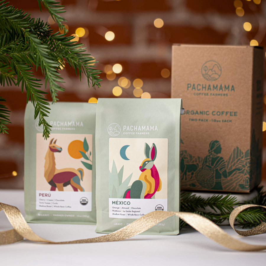 Organic Coffee Gift Bundle | Two 10oz Bags in Gift Box