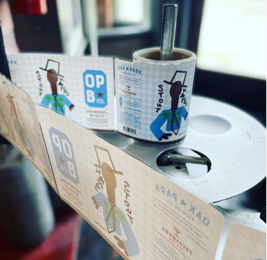 beer canning at oak park brewery
