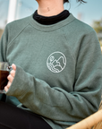 Pacha Crewneck - Heather Forest